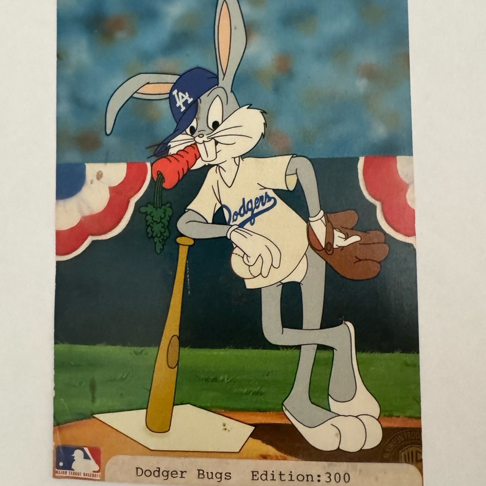 Dodger Bugs Bunny Poster